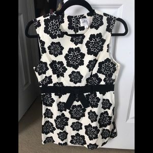 MILLY flower tank blouse